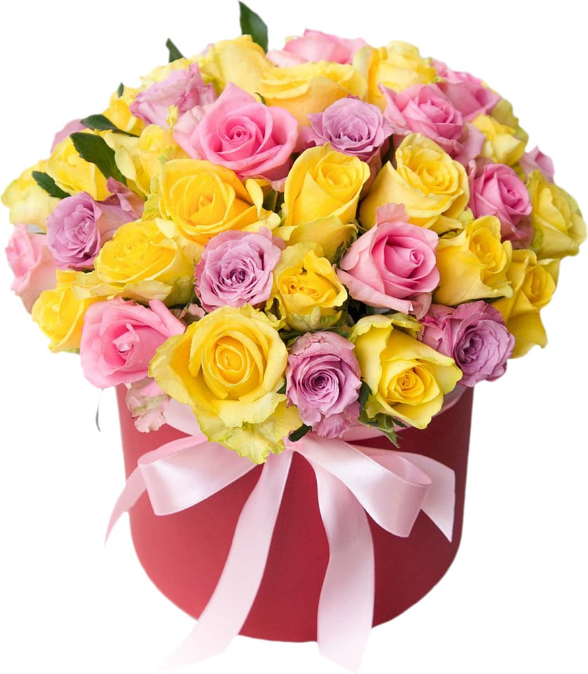 из разноцветных роз Букет «Время мечтать»